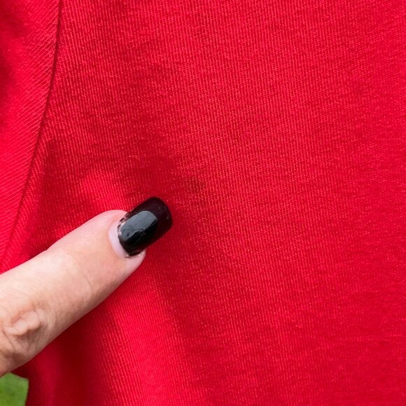 Gymshark Red Cotton Logo Short Sleeve T Shirt Size S - Picture 4 of 8